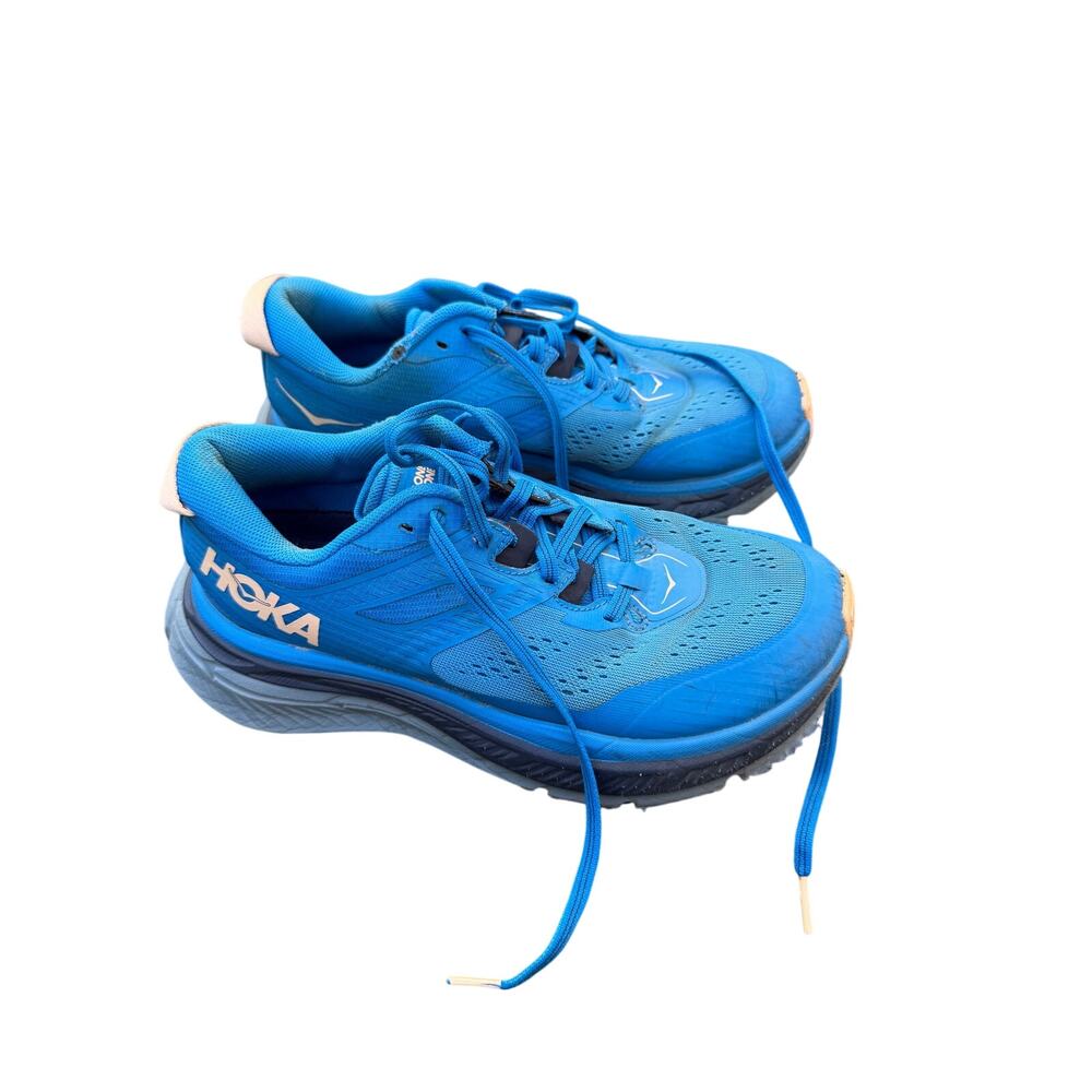 HOKA ONE ONE Stinson ATR 5 Blue Coral Trail Running Shoes 7